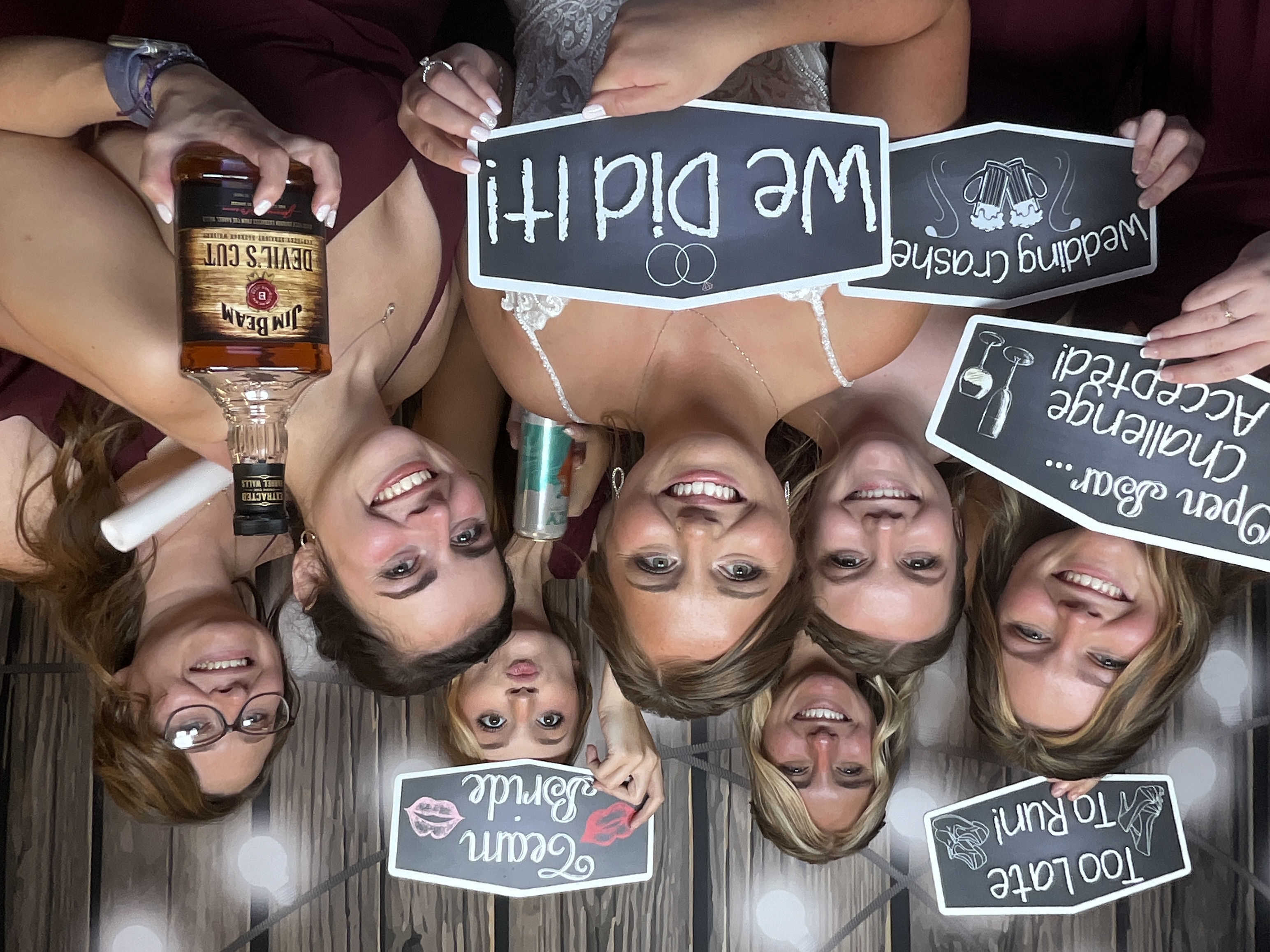 Guests enjoying the Pixel Perfect photo booth in Northern Ohio